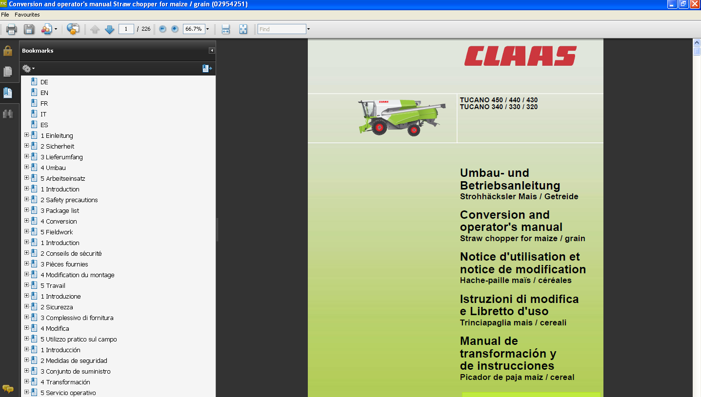 CLAAS Web Tic Software