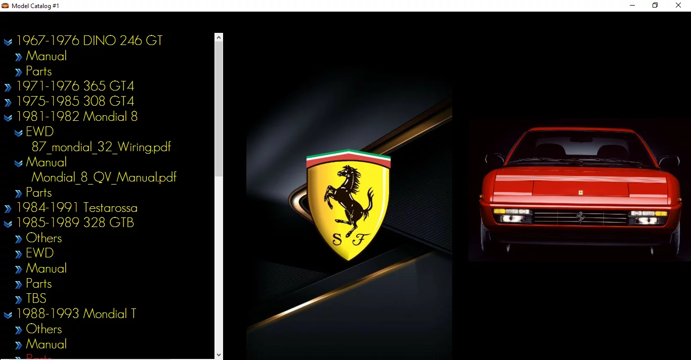 FERRARI MANUAL & PARTS CATALOG – 2017