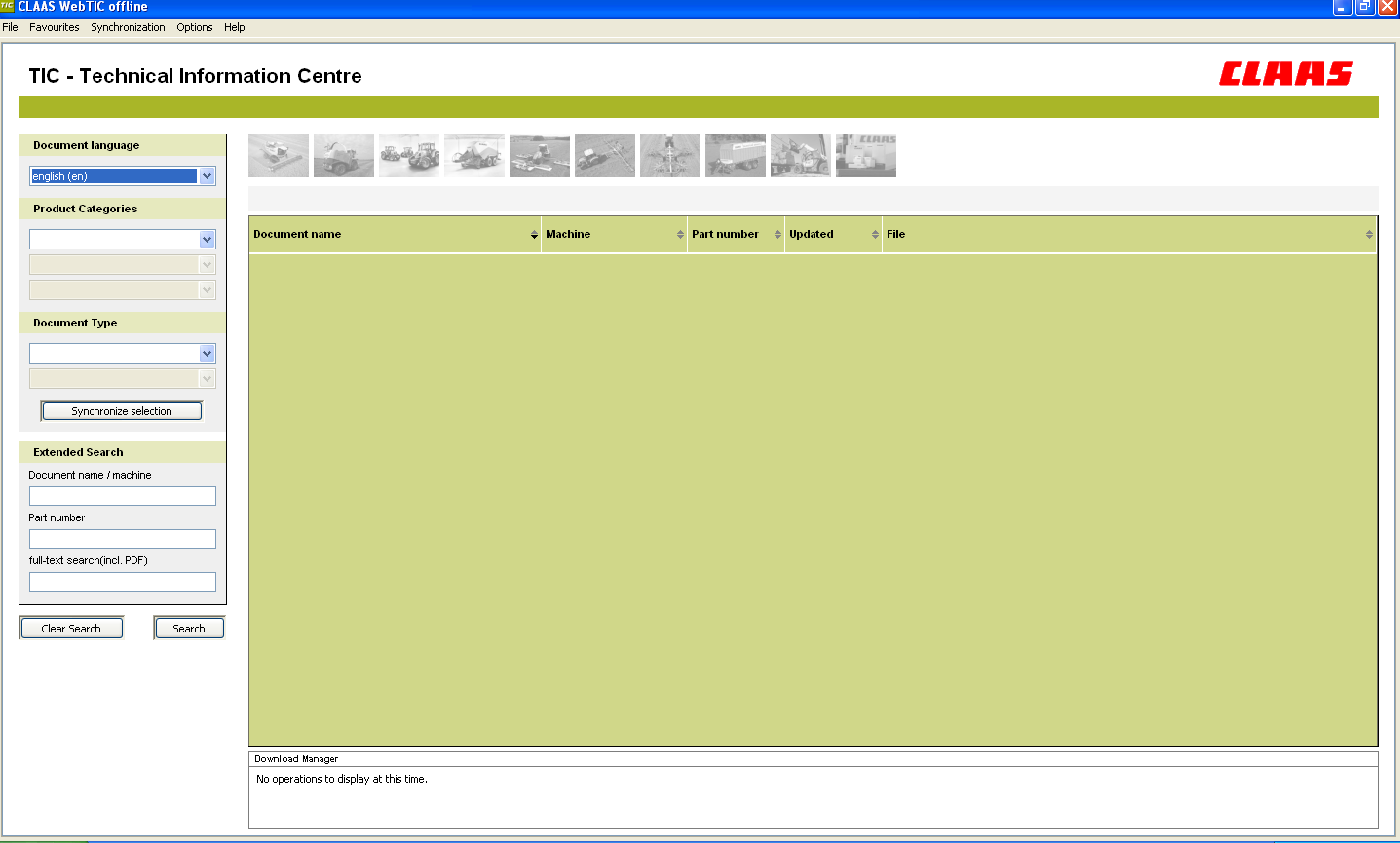 CLAAS Web Tic Software