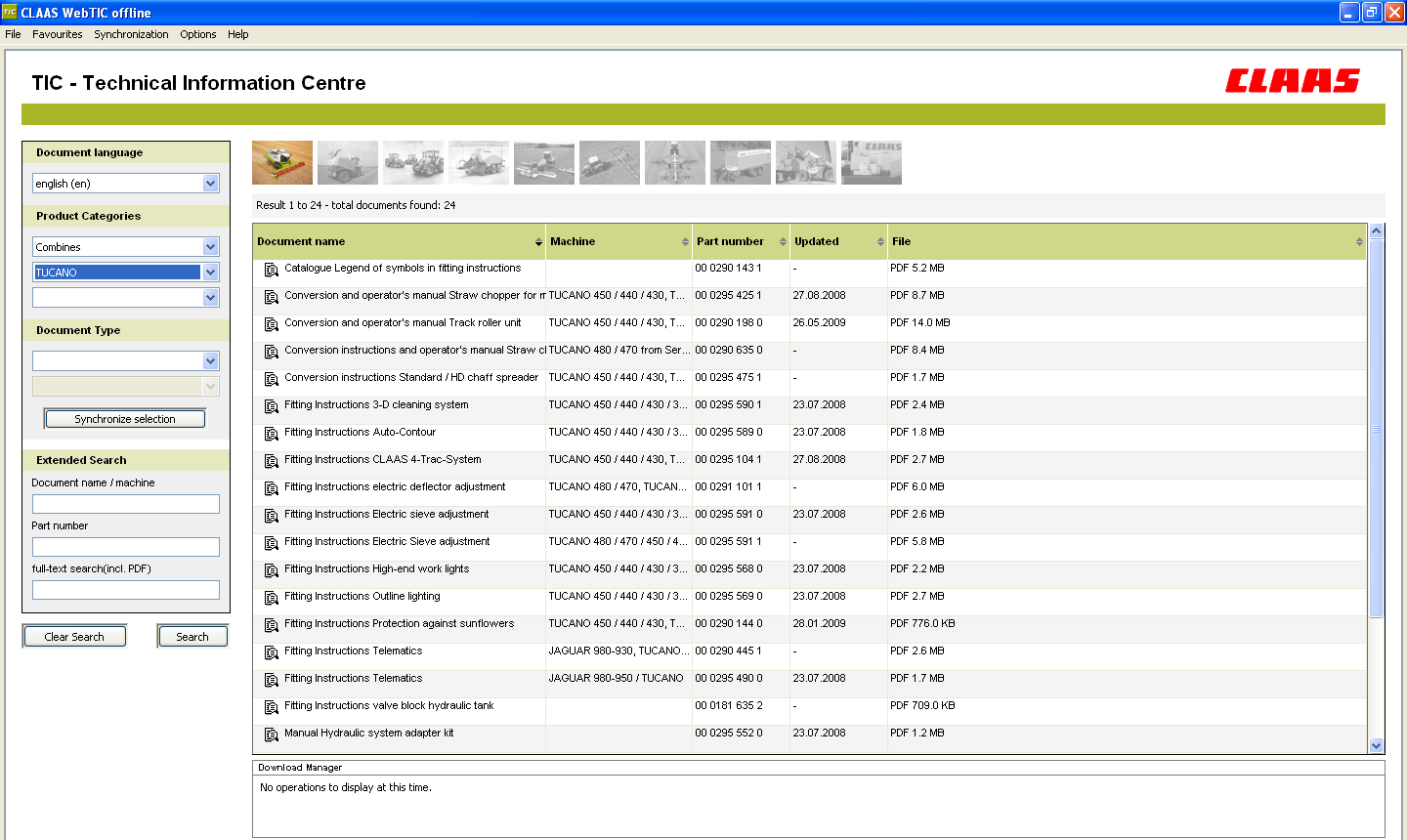 CLAAS Web Tic Software