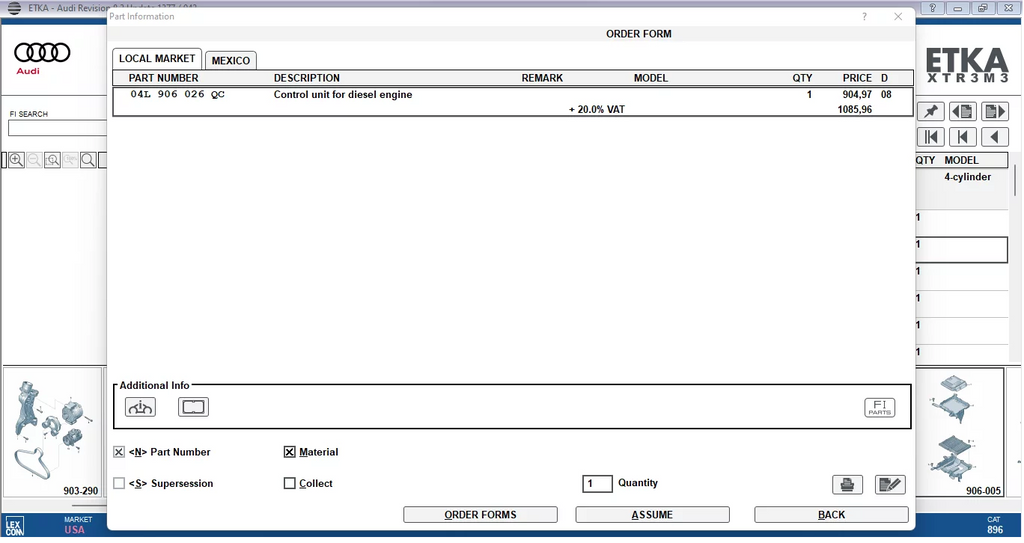 ETKA AUDI 8.3.0.12 [2021.02]
