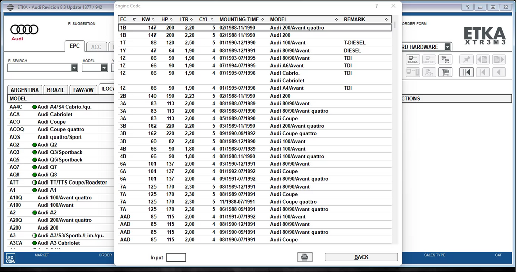 ETKA AUDI 8.3.0.12 [2021.02]