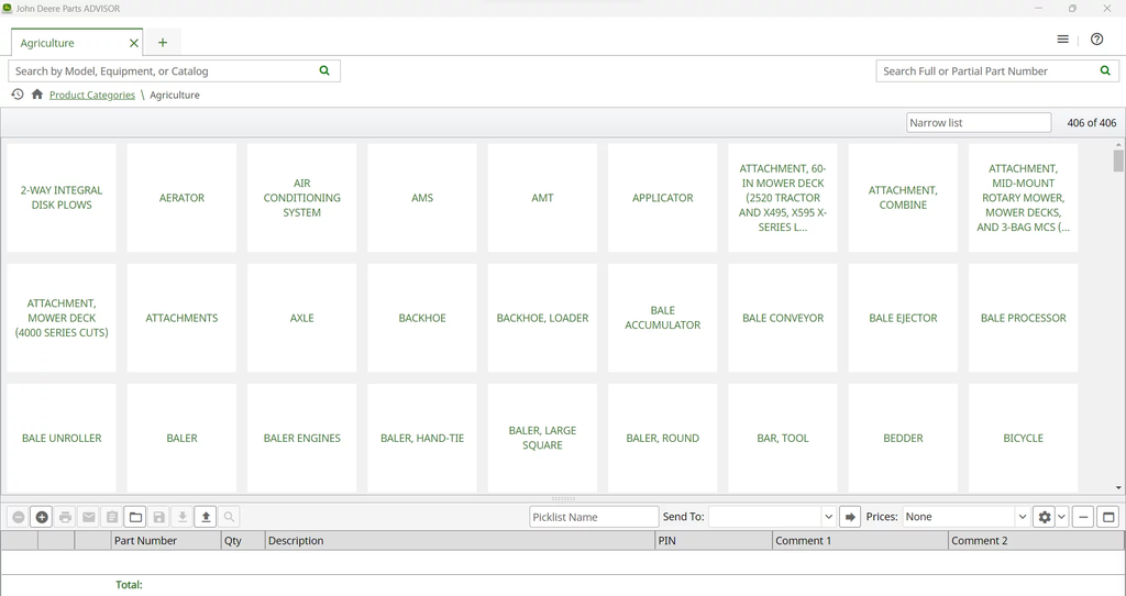 John Deere & Hitachi Parts Advisor [03.2025] CF + AG + HITACHI